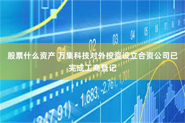 股票什么资产 万集科技对外投资设立合资公司已完成工商登记